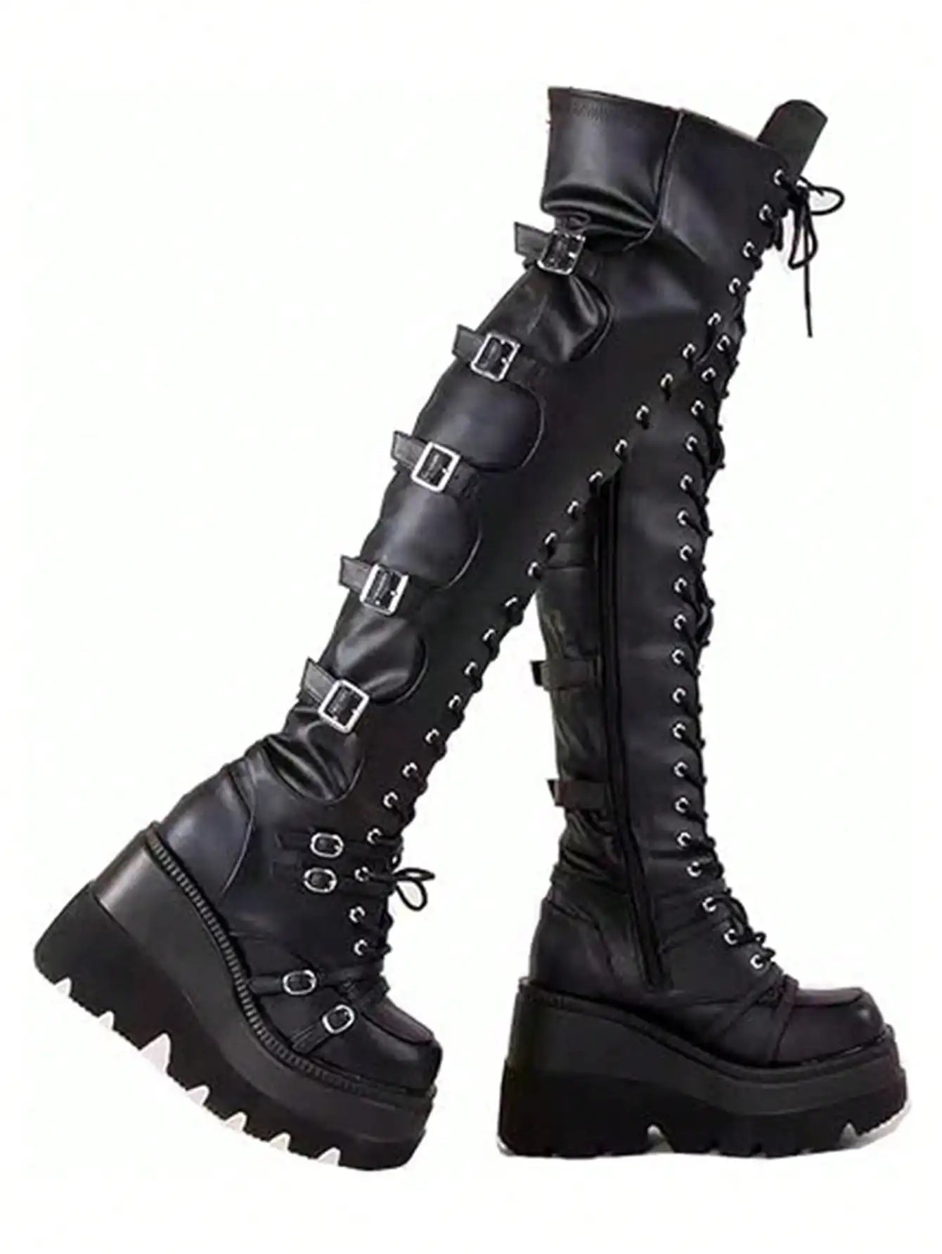 Y2K Combat Boots